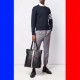 THOM BROWNE 톰브라운 로고 레더 쇼퍼백