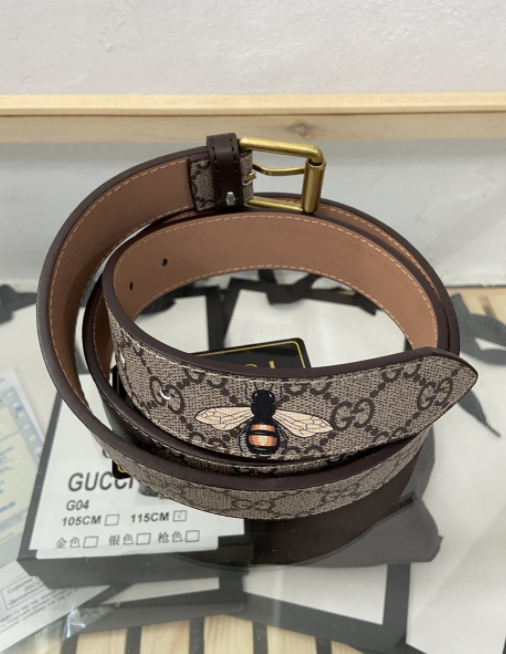gucci 구찌 스네이크 베이지 벨트/꿀벌 베이지