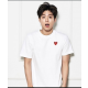 세일~ 1+1 2장 꼼데가르송 가슴로고 패치 반팔 티셔츠 4종-1