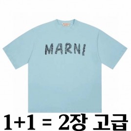 23ss MARNI 로고 그래피티 반팔 티셔츠 0501