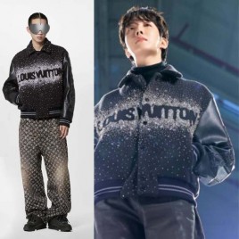 25년 루이비통 Made To Order Embroidered Varsity Blouson 0703