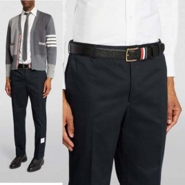 톰브라운 카프스킨 레더 벨트 2종